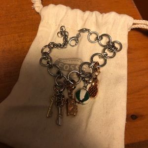 SALE‼️‼️Fossil charm bracelet